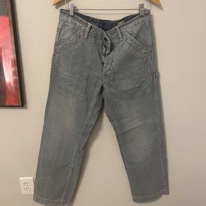 Ralph Lauren Vintage Pinstripe Skate Pants .